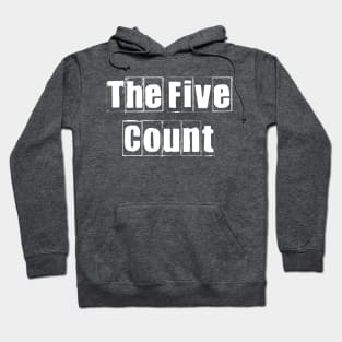 The Five Count - Vintage White Logo Hoodie